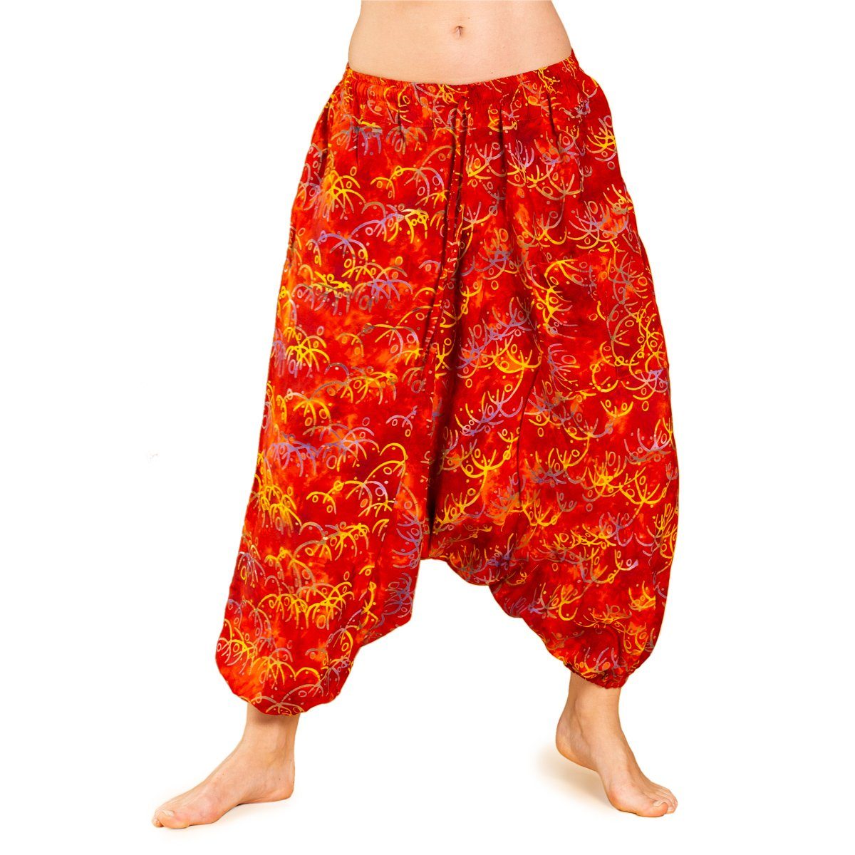 Haremshose Aladinhose Wachsbatik Haremshose aus 100% natürlicher Viskose