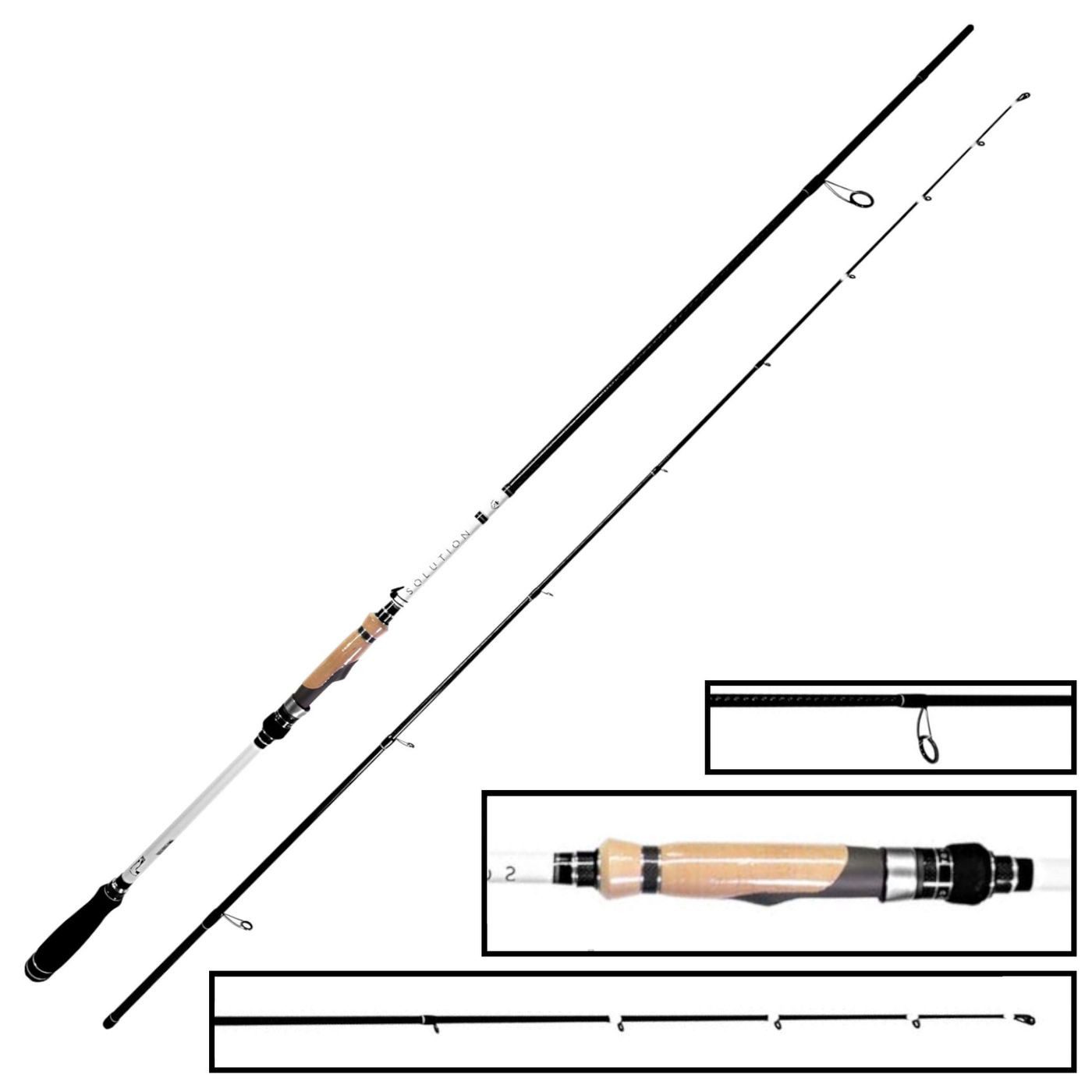 Monkey Lures by Big L Spinnrute Monkey Lures 270cm 10-45g Solution Contact - Spinnrute für Zander