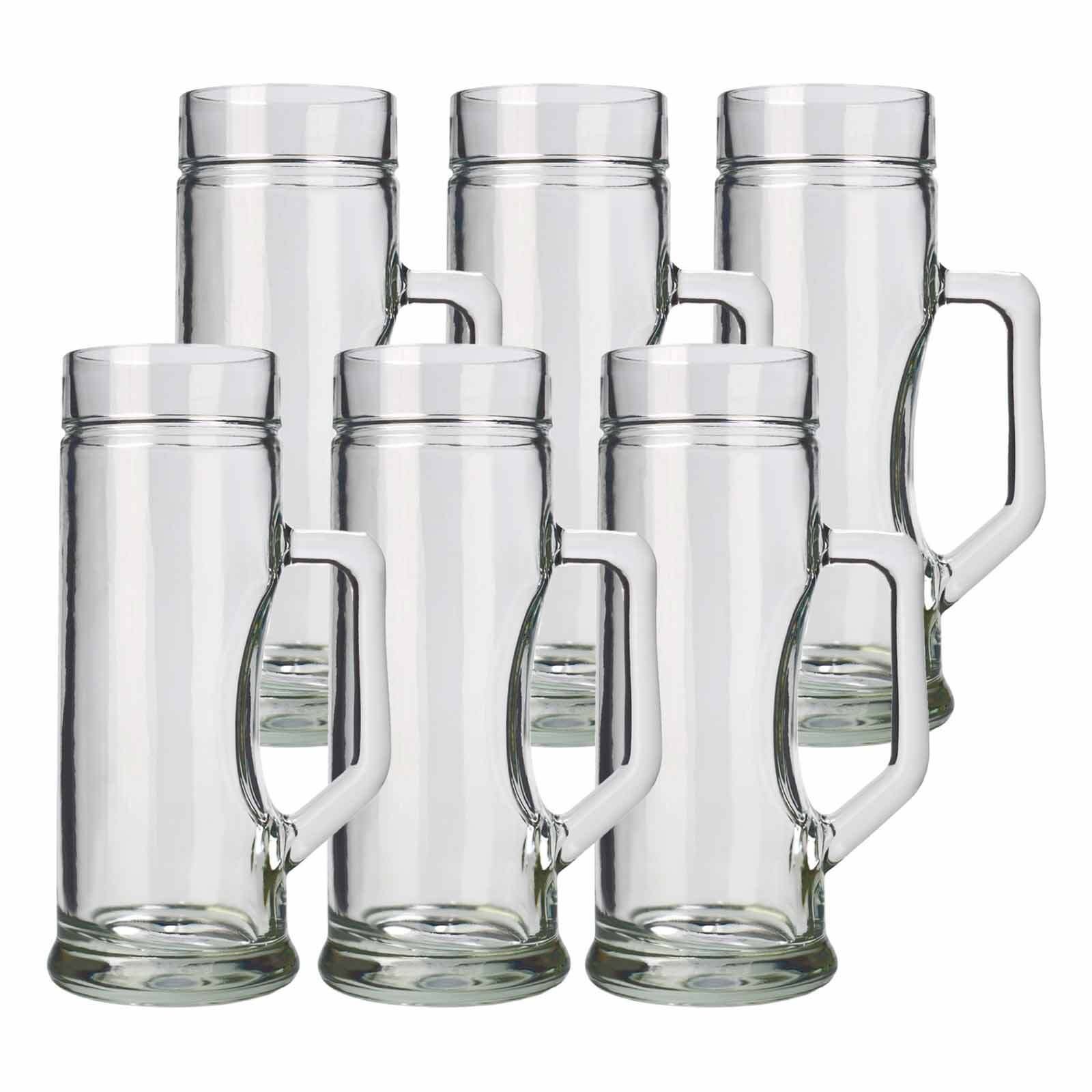 Stölzle Bierkrug Premium Bierkrüge 500 ml 6er Set, Glas