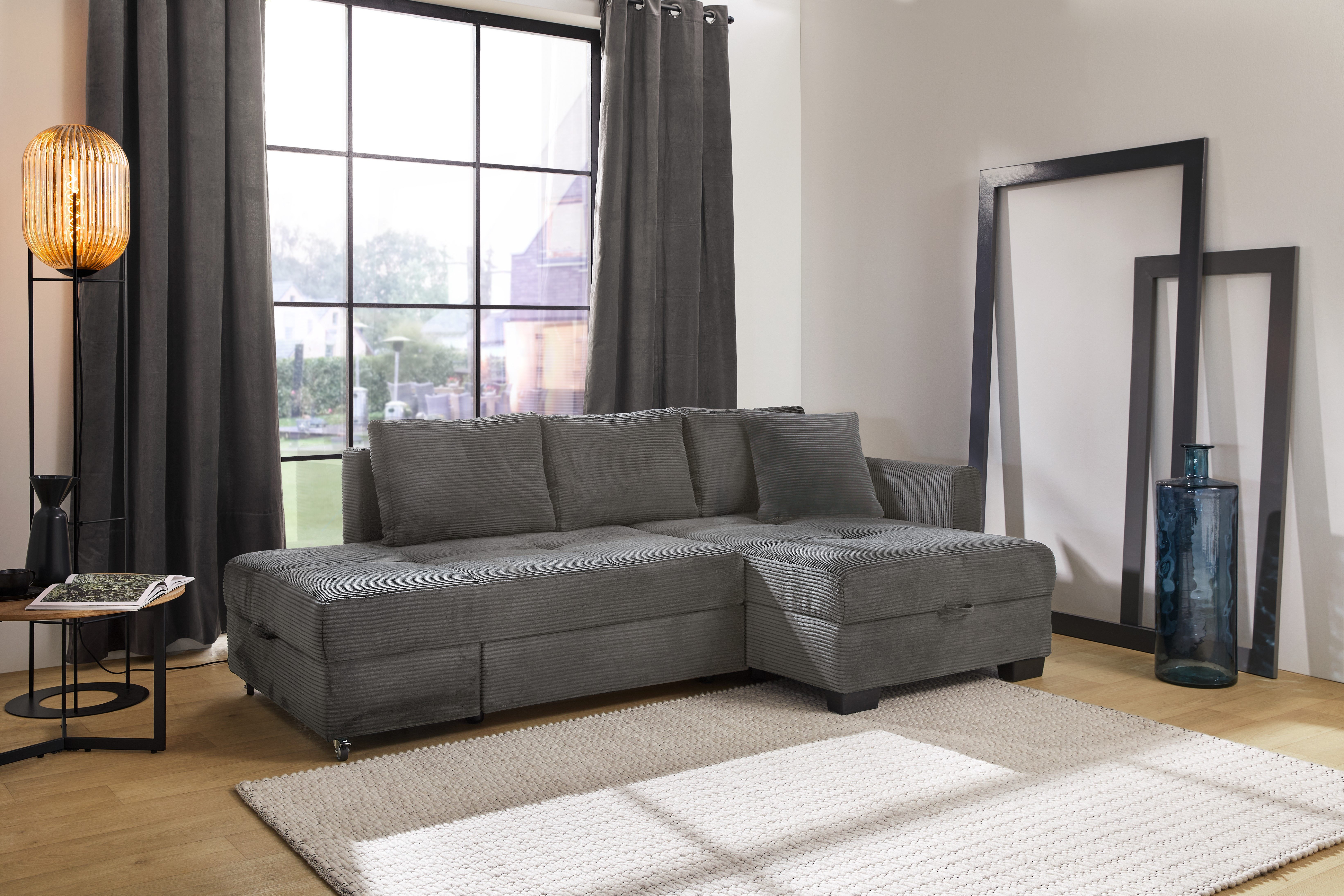 Jockenhöfer Gruppe Ecksofa Fantasy L-Form, B: 247 cm, Dreh-Schwenk-Ottomane günstig online kaufen