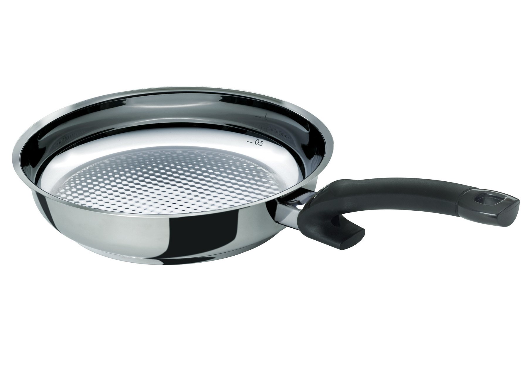 Pfanne, Edelstahl 18/10, »crispy steelux comfort«, Pfanne, Edelstahl 18/10, »crispy steelux comfort«,