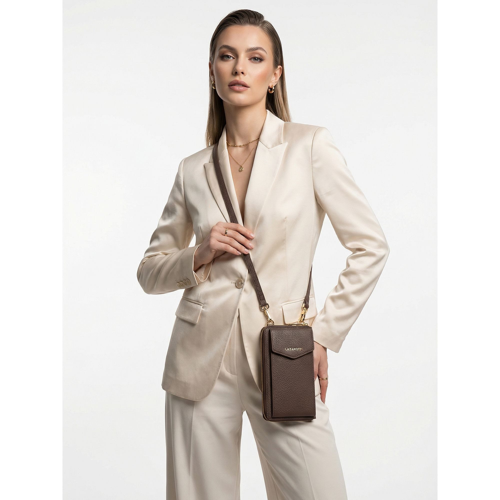 Lazarotti Smartphone-Hülle Bologna Leather, Leder