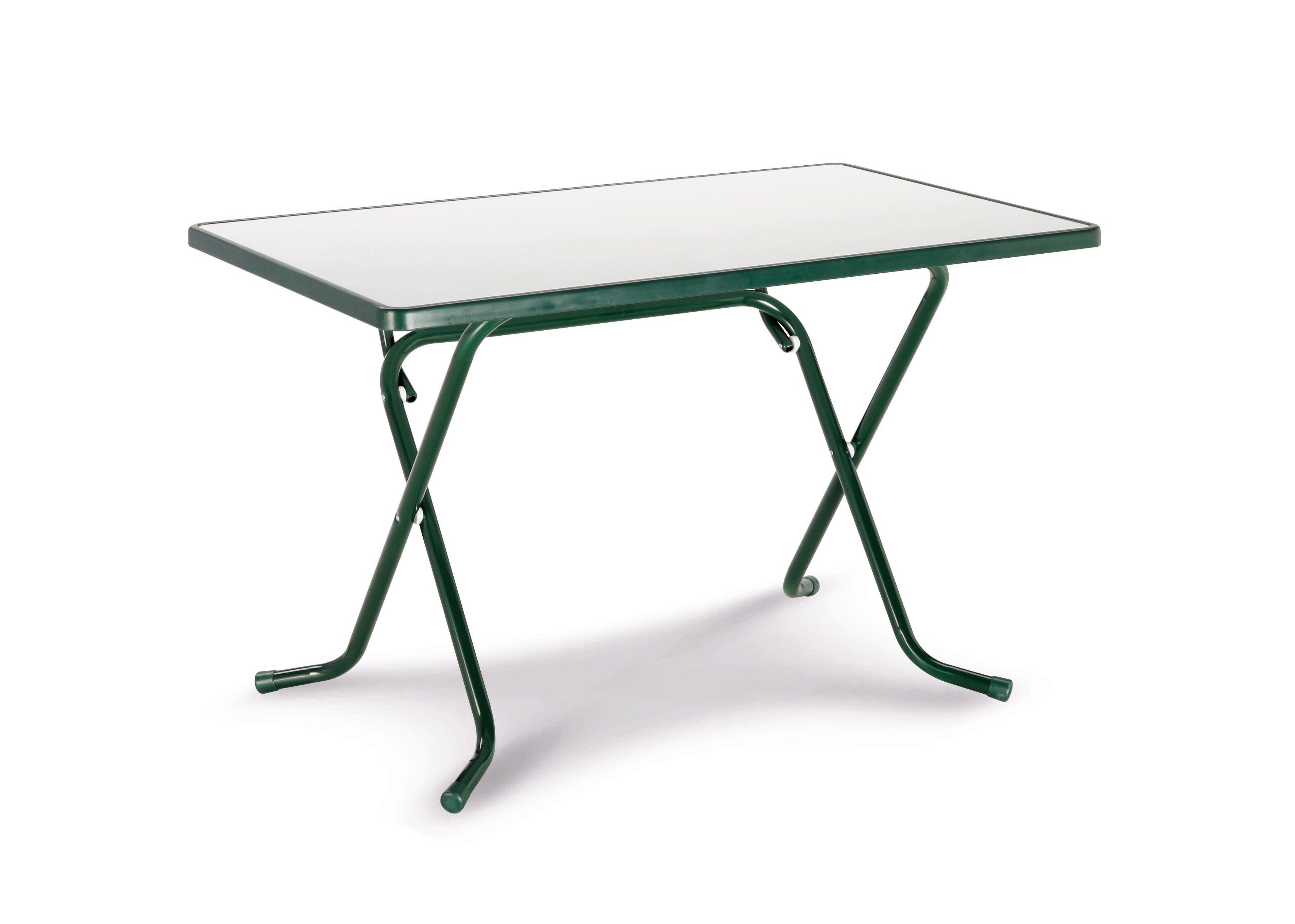 Best Gartentisch »Primo«, klappbar, Stahl/Kunststoff, 110x70 cm, grün