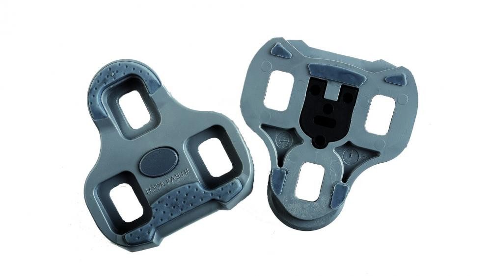 Look Fahrradpedale Look / Keo Grip Pedalplatten Grau - Ersatzplatte / Schuhplatte