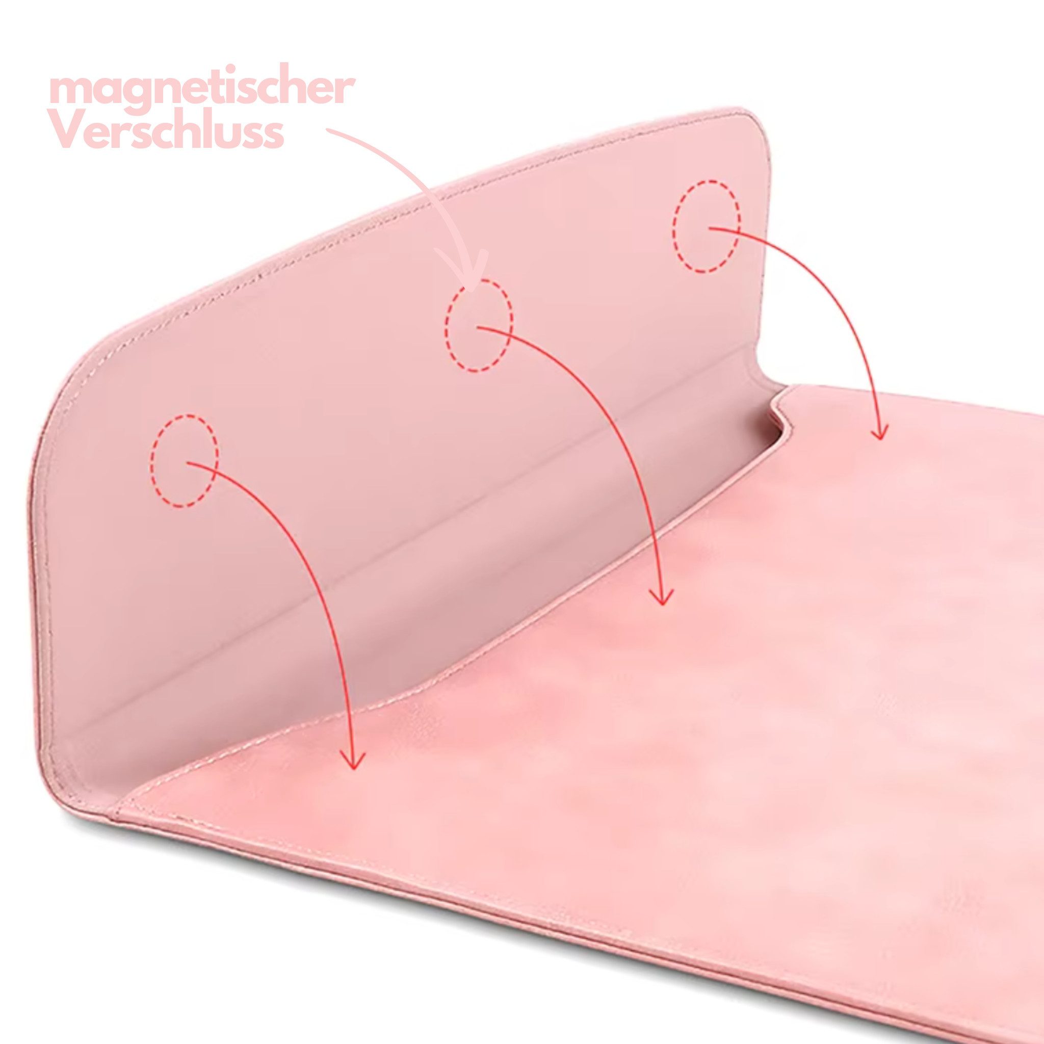 Norvéa Home Laptoptasche Sleeve, Laptophülle für MacBook Air/Pro M4 M3 M2, Laptopsleeve inklusive Zubehörtasche