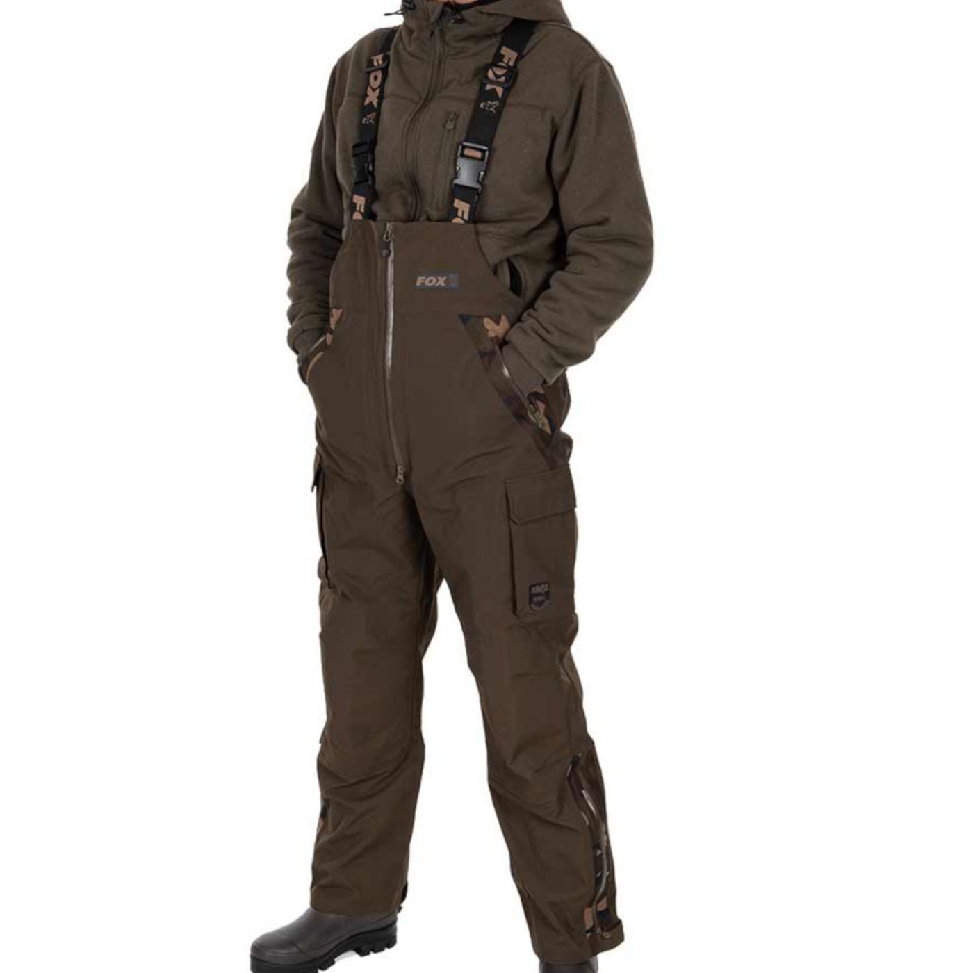 FOX International Regenhose Fox RS25K Khaki Salopettes - Latzhose günstig online kaufen
