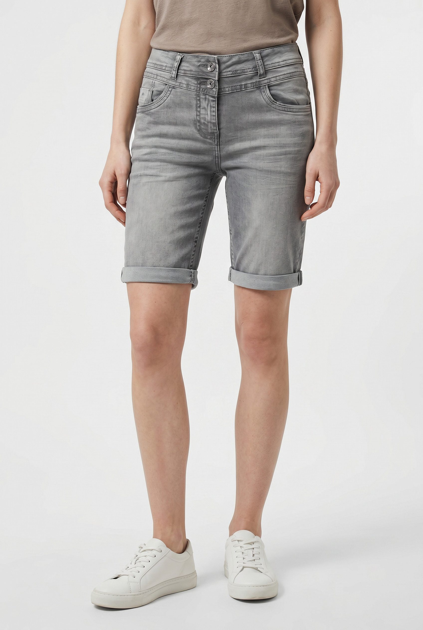 CECIL Shorts Style Toronto Jeanshorts im Slim Fit und mit Stretch