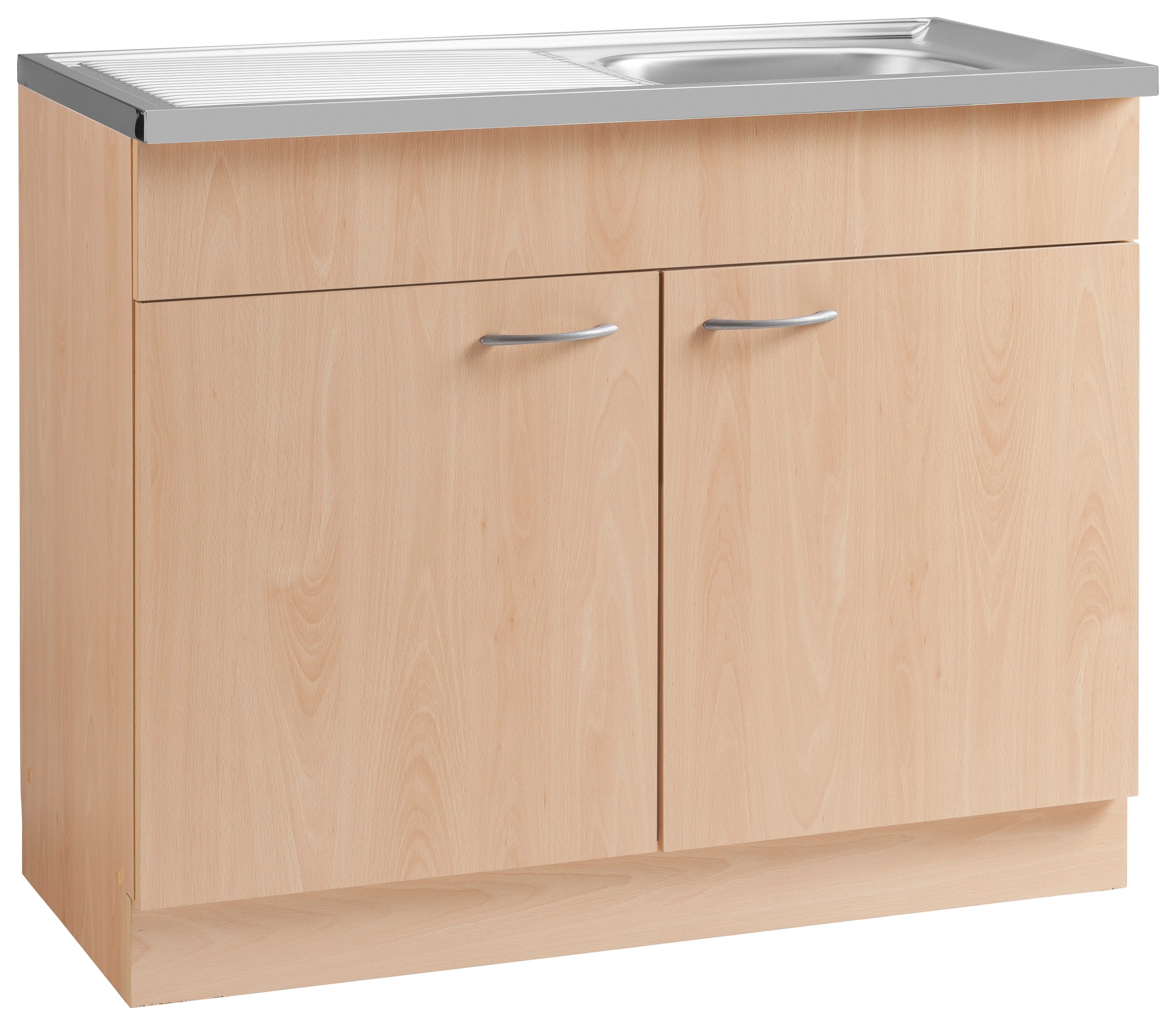 wiho Küchen Spülenschrank »Kiel« 100 cm breit mit Auflagespüle online  kaufen | OTTO