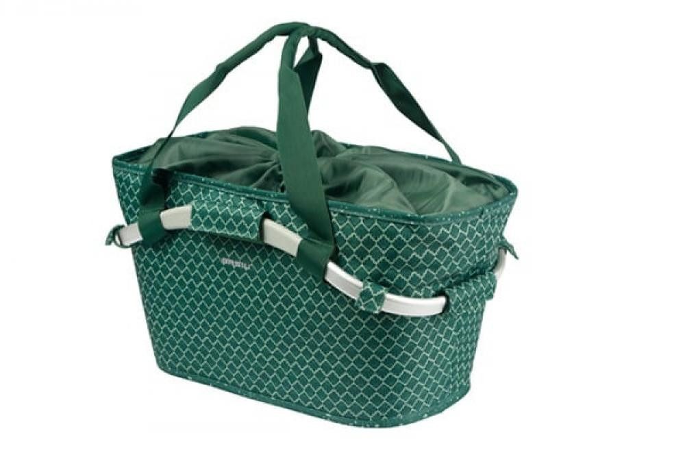Fahrradkorb Basil Flair Carry All M IK Hinterradkorb 22 Liter grün - wetterfest, r