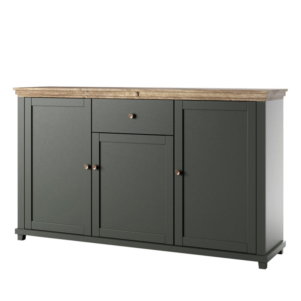 Lomadox Sideboard EPSOM-83, grün mit Lefkas günstig online kaufen