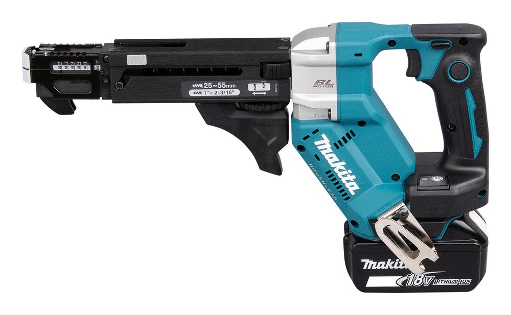 Thumbnail - Makita Werkzeug GmbH Akku-Magazinschrauber Makita Akku-Magazinschrauber 18V 25-55 mm 0-6.000 min-1 DFR551RTJ
