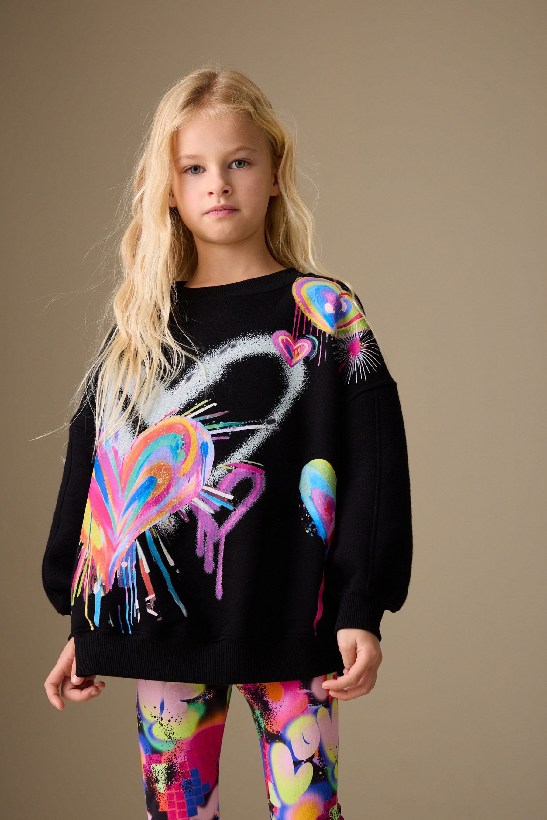Next Top & Leggings Sweatshirt und Leggings im Set (2-tlg) – Bild 3 von 4