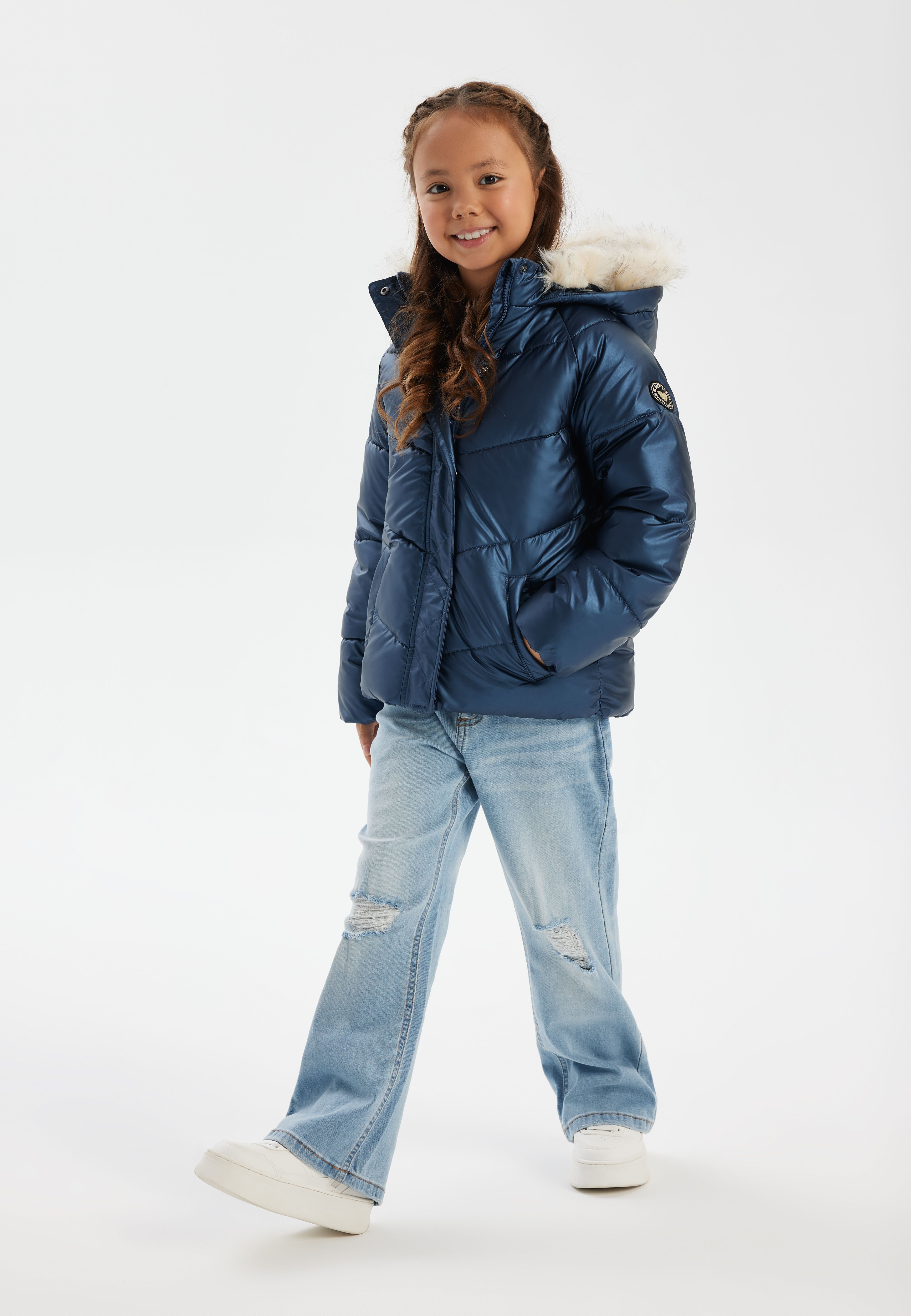 MINOTI Winterjacke Gefütterte Jacke mit abnehmbarem günstig online kaufen