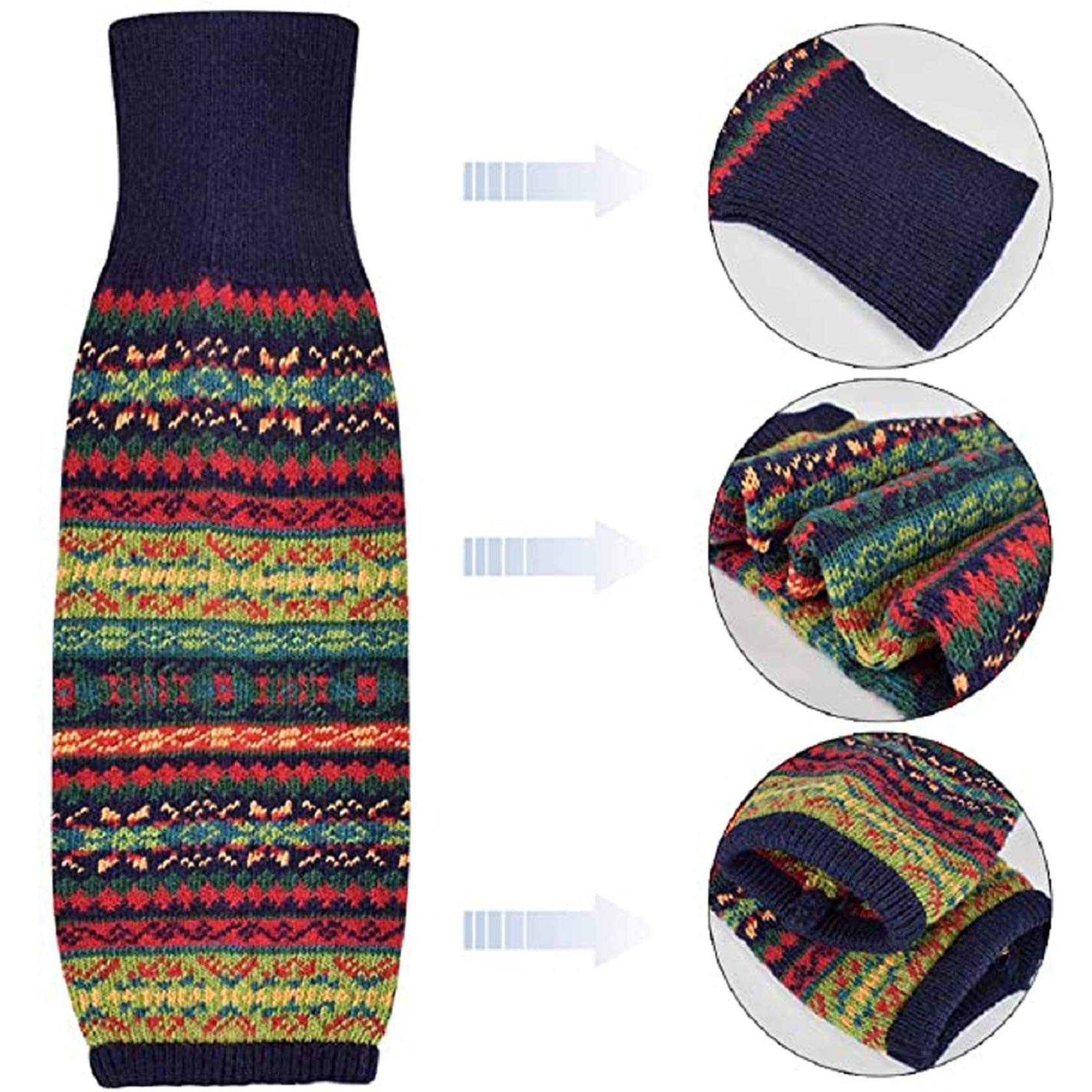 Coonoor Beinstulpen Damen Lange Winter Legwarmer Gestrickt Verdicken Beinwä günstig online kaufen