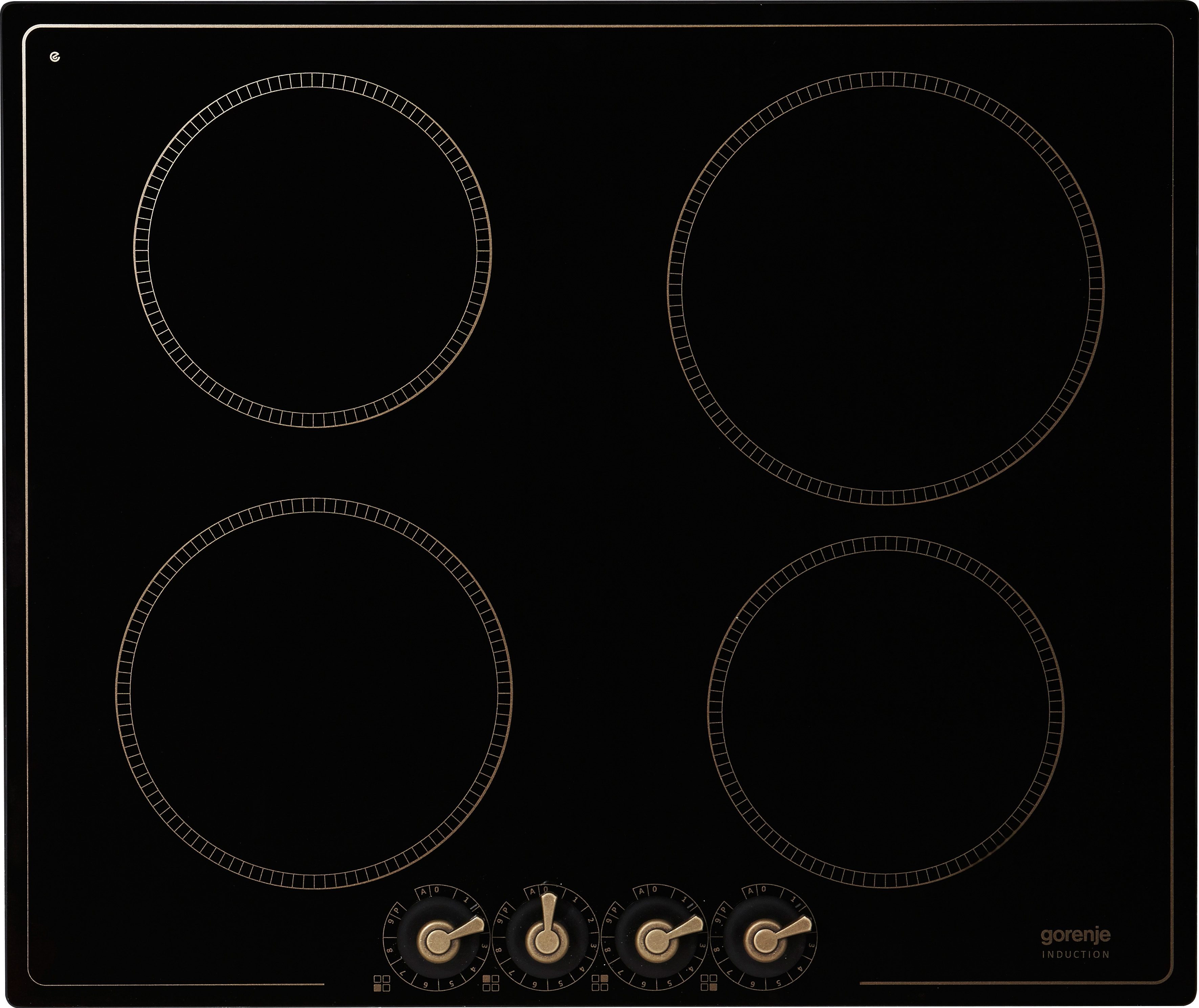 gorenje classico induktions kochfeld ic634clb schwarz