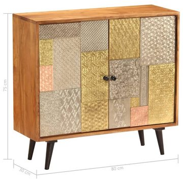 vidaXL Anrichte Sideboard 80 x 30 x 75 cm Akazie Massivholz