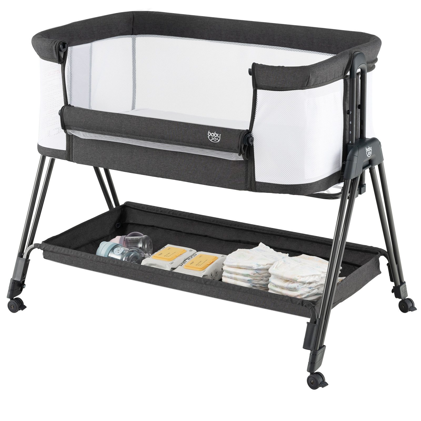 COSTWAY Beistellbett 2 in 1 Reisebett, günstig online kaufen