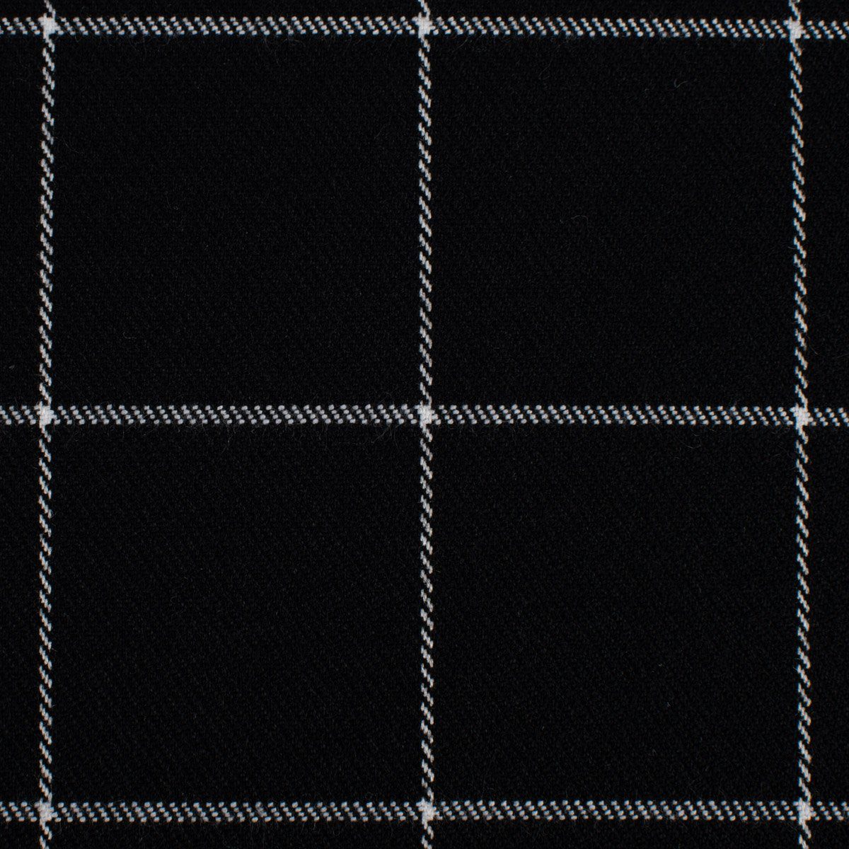 SCHÖNER LEBEN. Stoff Bekleidungsstoff Meterware Karostoff Gitter Vierecke schwarz weiß