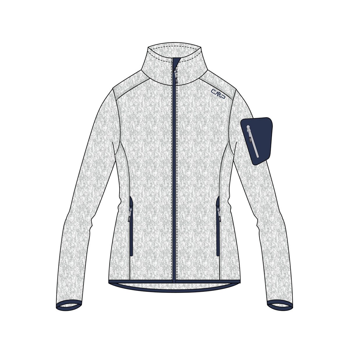 CMP Fleecejacke CMP Damen Jacke Knitted günstig online kaufen