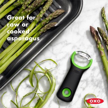 OXO Good Grips Spargelschäler, mit speziell geformter Klinge