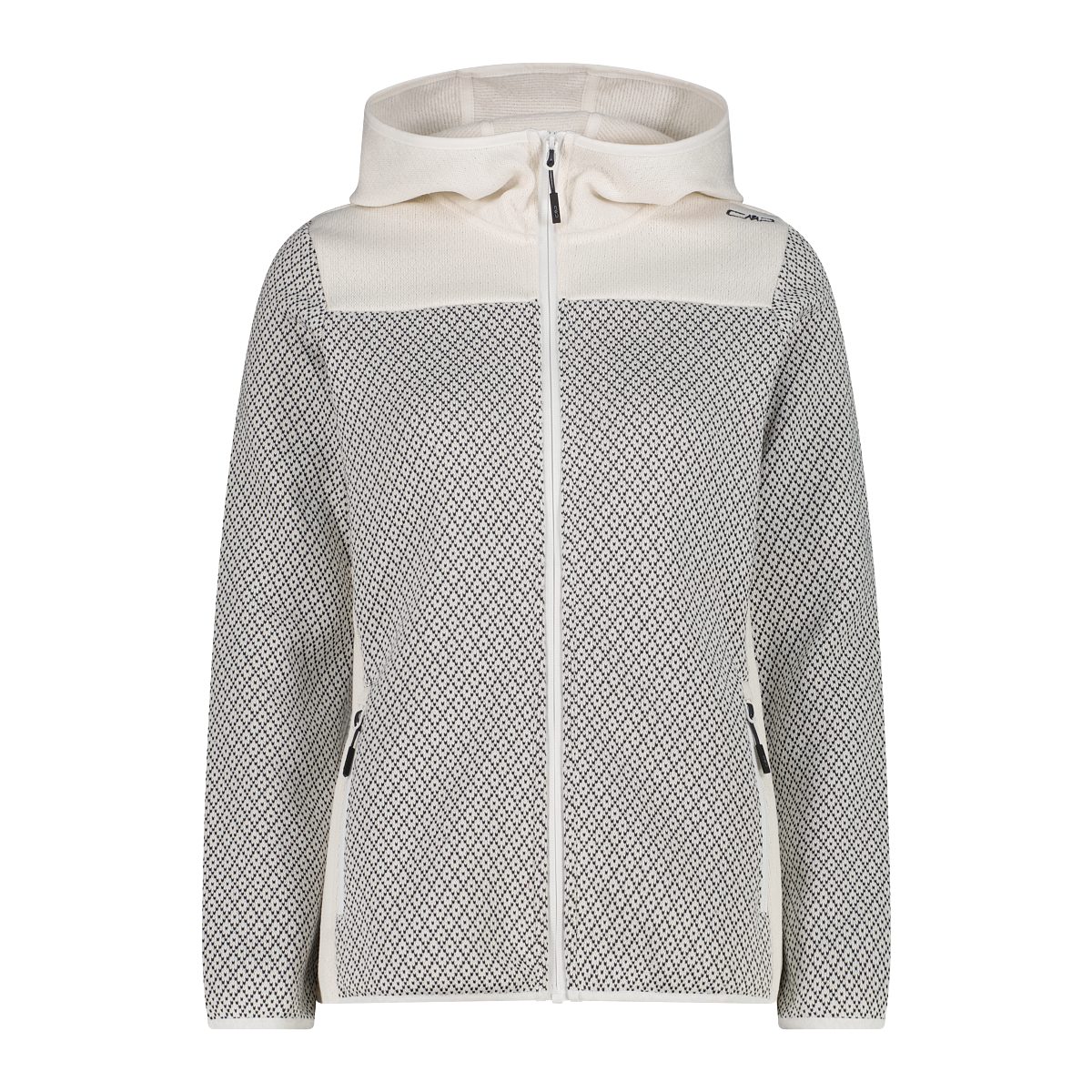 CMP Longsleeve WOMAN JACKET FIX HOOD B.CO GESSO-ANTRACITE