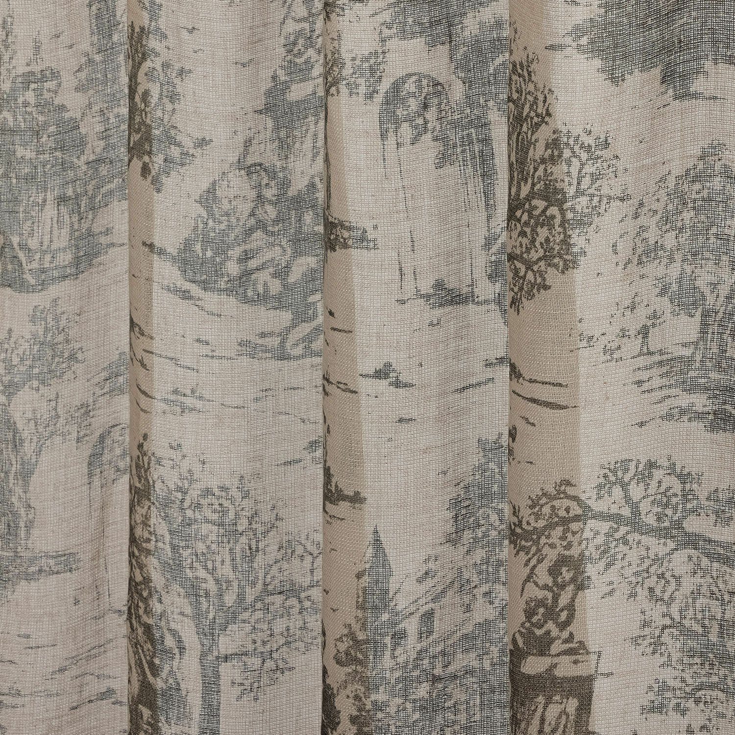 Mirabeau Vorhang Gardine Dedwen grau/leinen, none – Bild 5 von 5