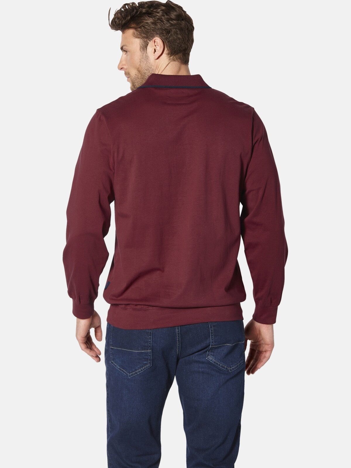 Babista Langarm-Poloshirt CAMISORRO mit geschmackvollen Kontrasten günstig online kaufen