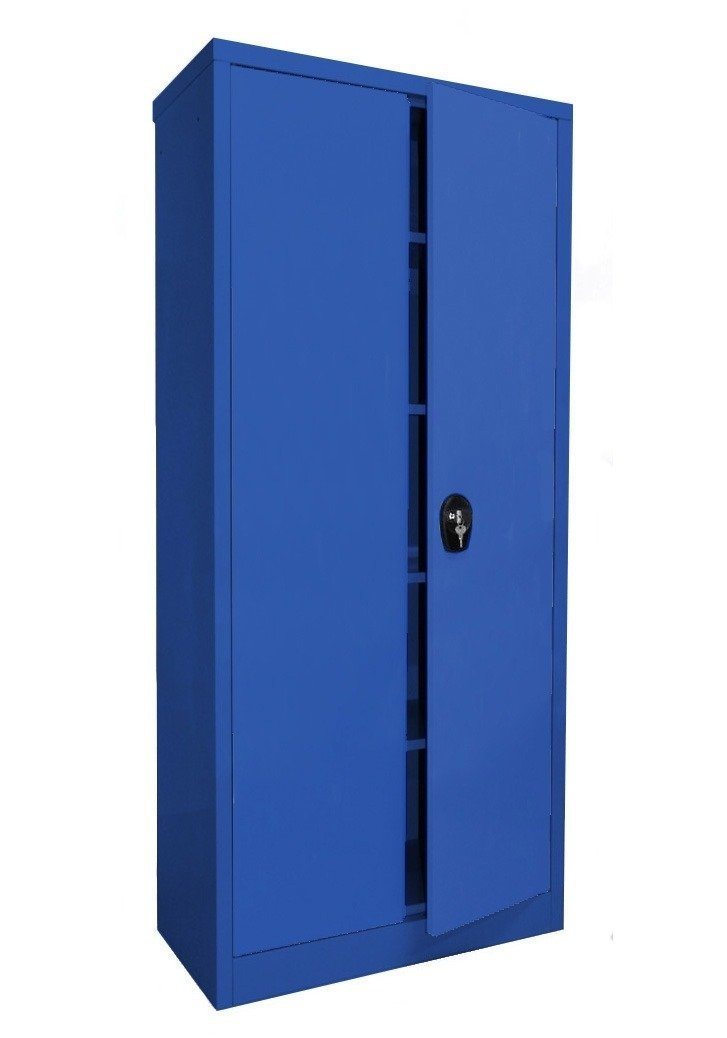Stahlschrank 180 x 80, blau Stahlschrank 180 x 80, blau