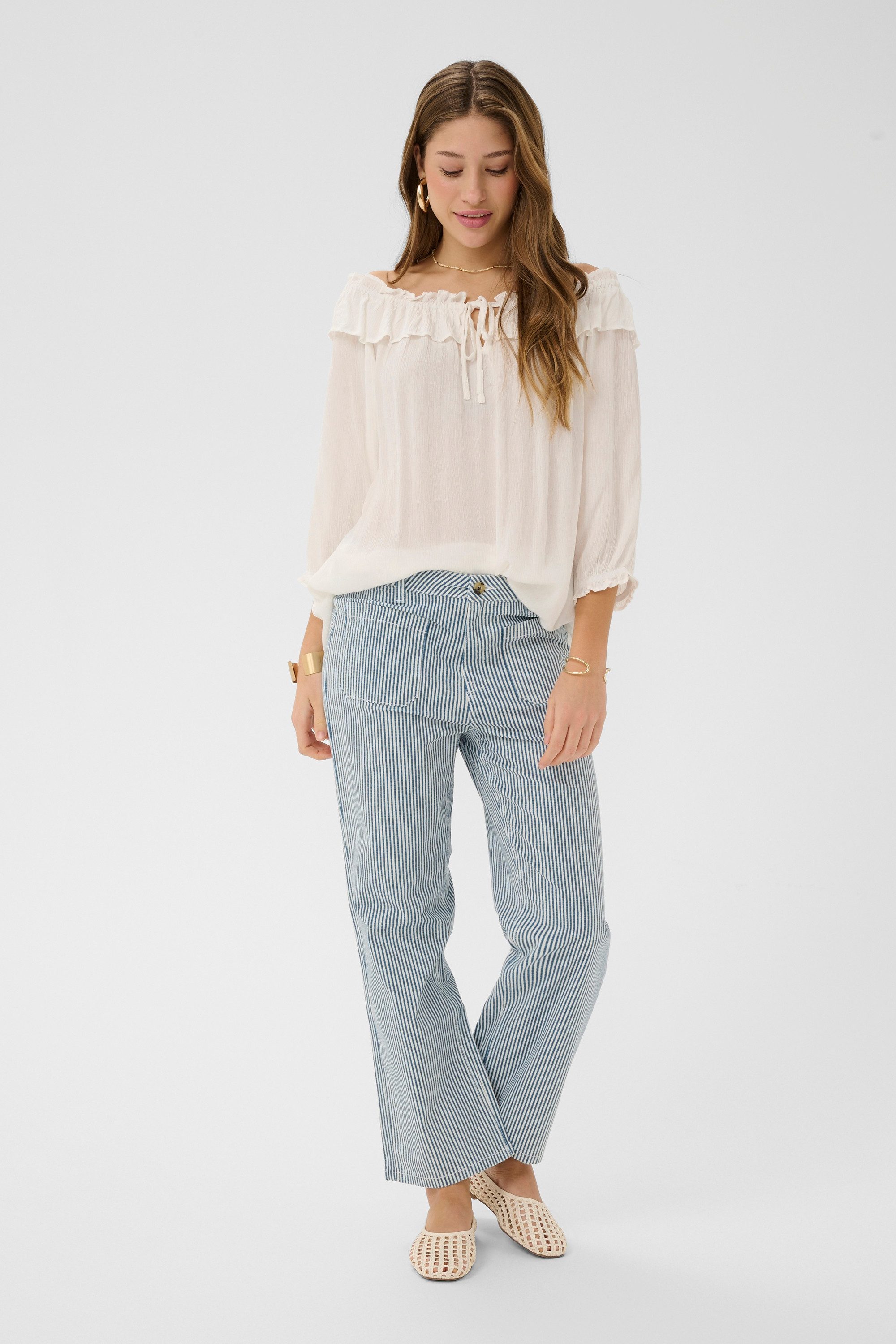 Cream Stoffhose Casual Hose CRBerta günstig online kaufen