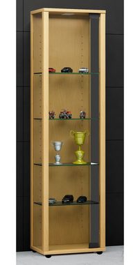 VCM Standvitrine Holz Glas Stand Vitrine Sammelvitrine Edana Mini