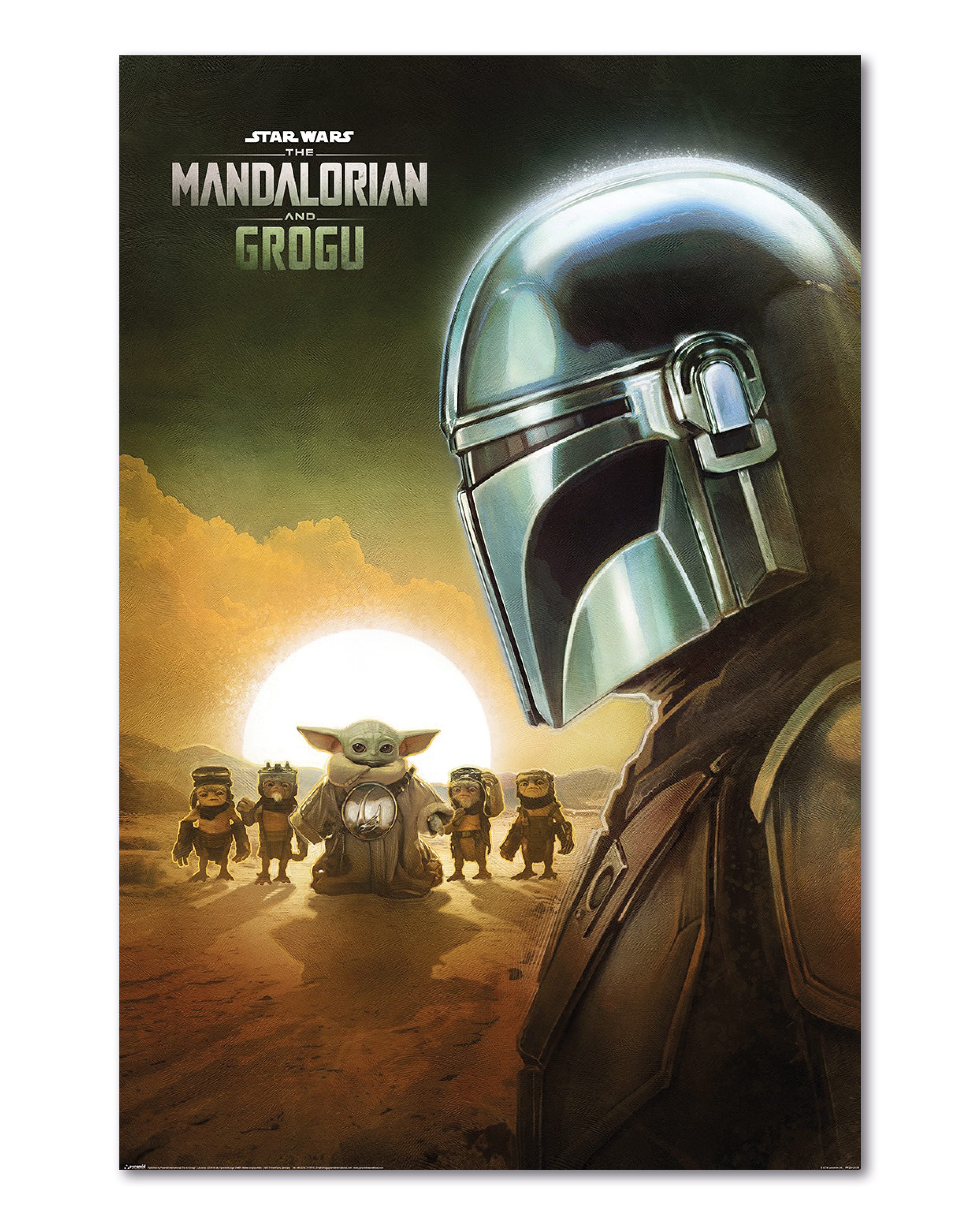 PYRAMID Poster The Mandalorian & Grogu Poster Sunset 61 x 91,5 cm
