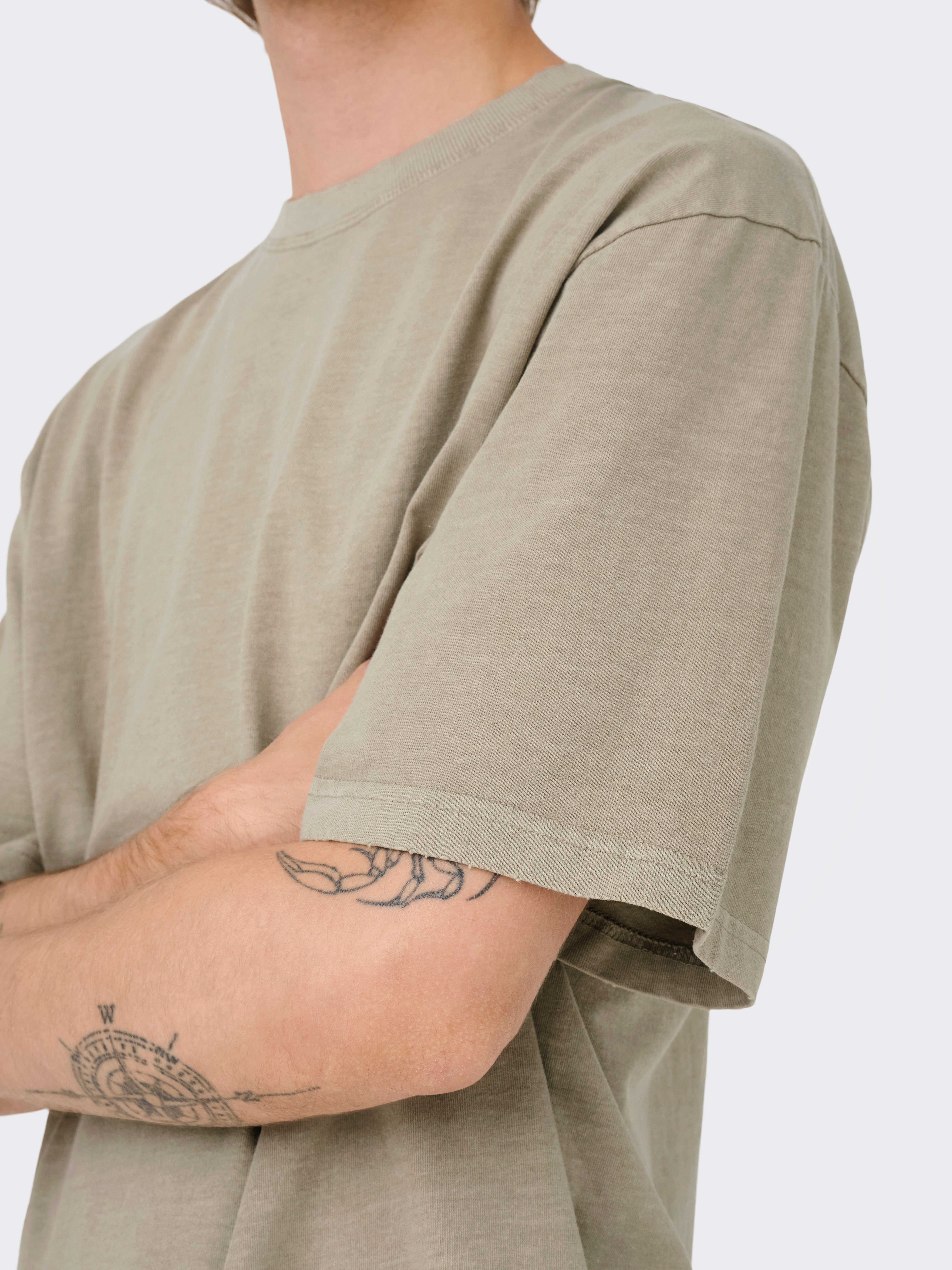 ONLY & SONS Rundhalsshirt ONSDISTRESS RLX SS TEE