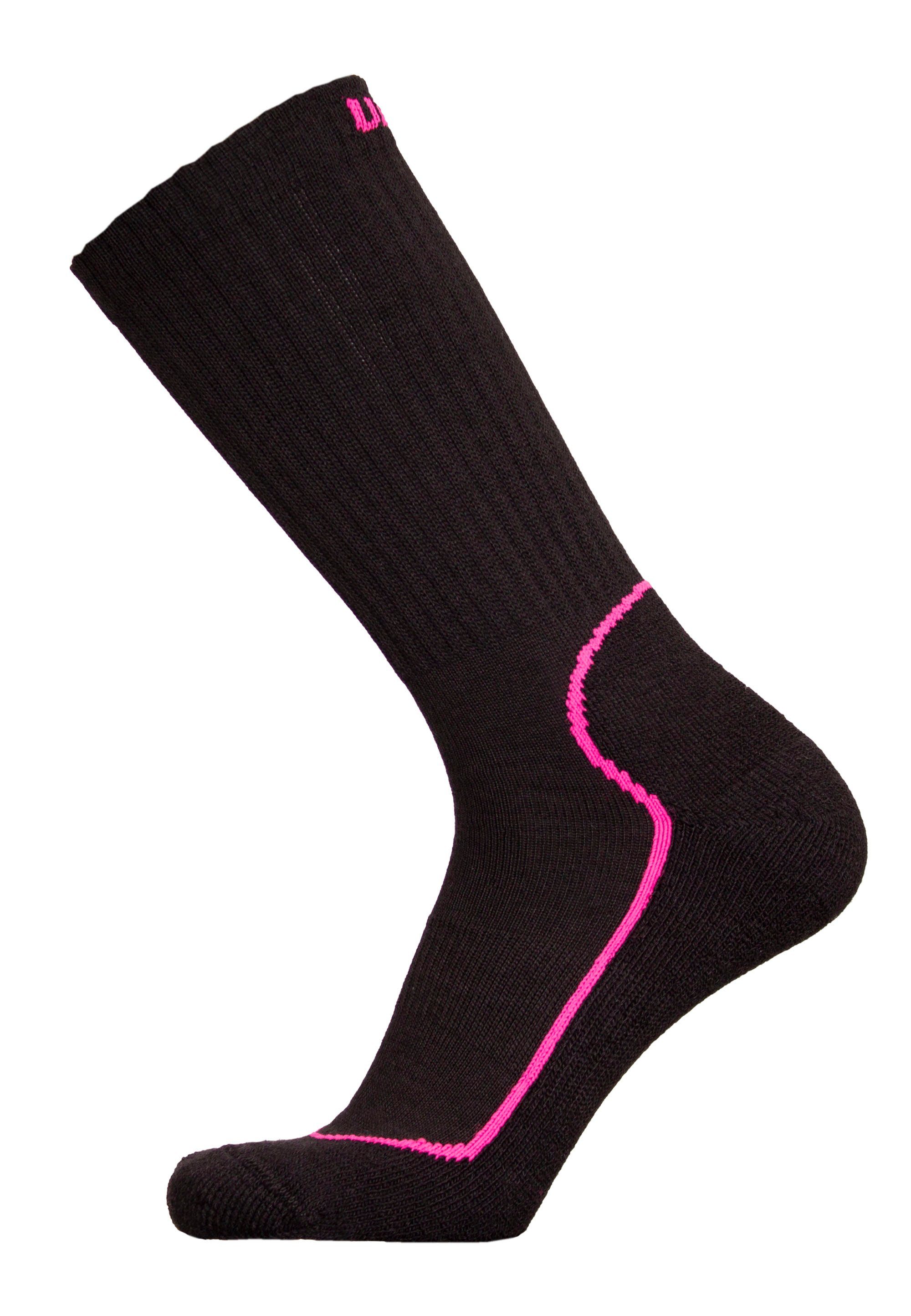 UphillSport Socken SUOMU (1-Paar) mit mehrlagiger Struktur grau-pink