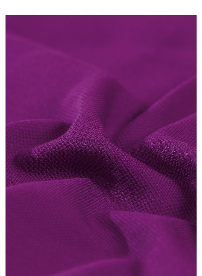 Poloshirt Poloshirt Piqué-Qualität TRIGEMA in brombeer Trigema