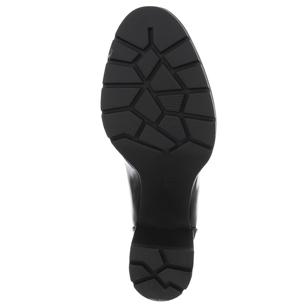 Ital-Design Elegante Blockabsatzschuhe für Damen mit modischer Schnalle High-Heel-Pumps (90793553) Blockabsatz Pumps in Schwarz