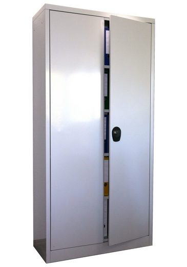 SZ METALL Stahlschrank »Grau«, (H/B/T): 180x80x40 cm online kaufen | OTTO