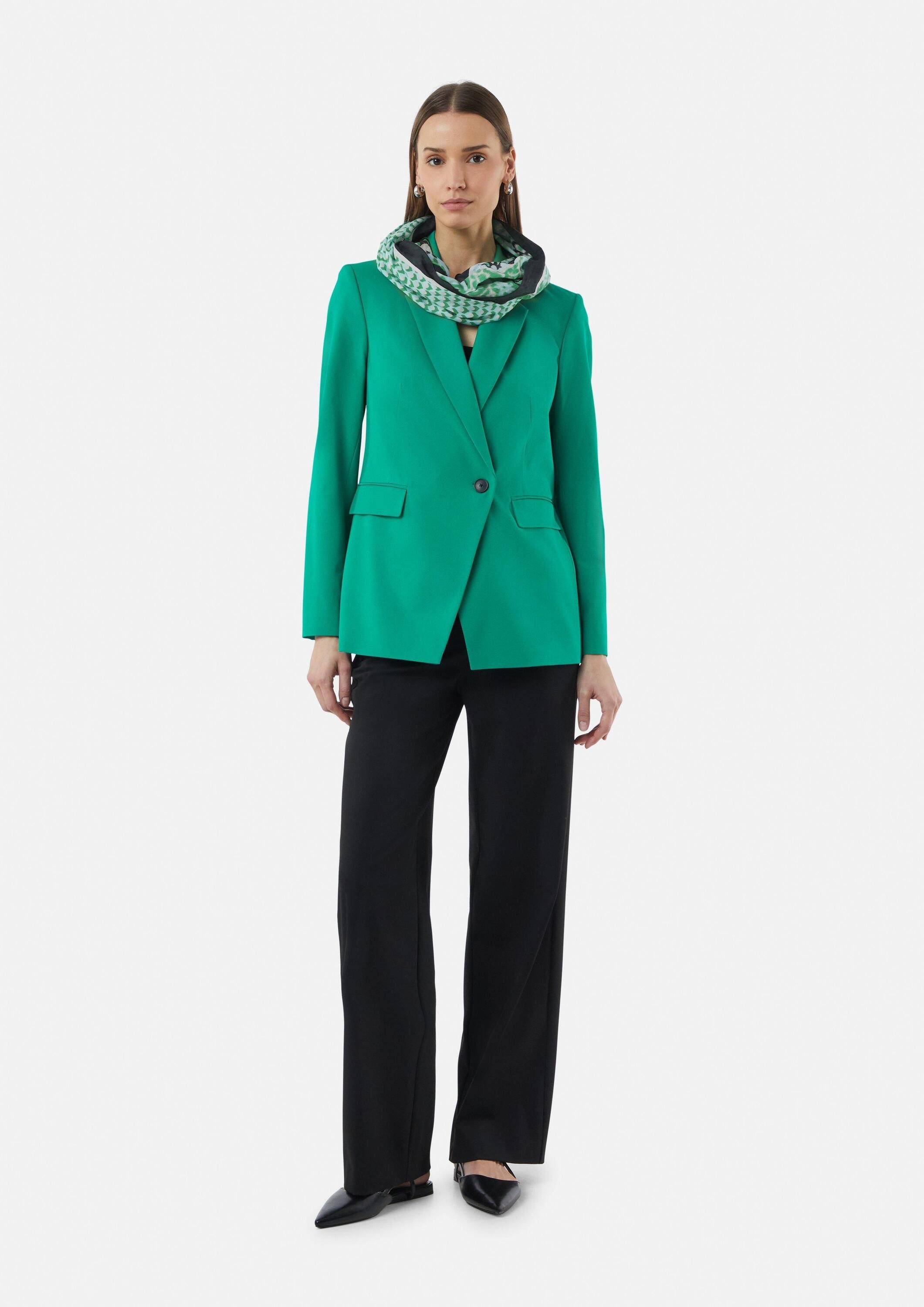 comma Loop Tuch, Feiner Loop-Schal aus Baumwolle mit Print