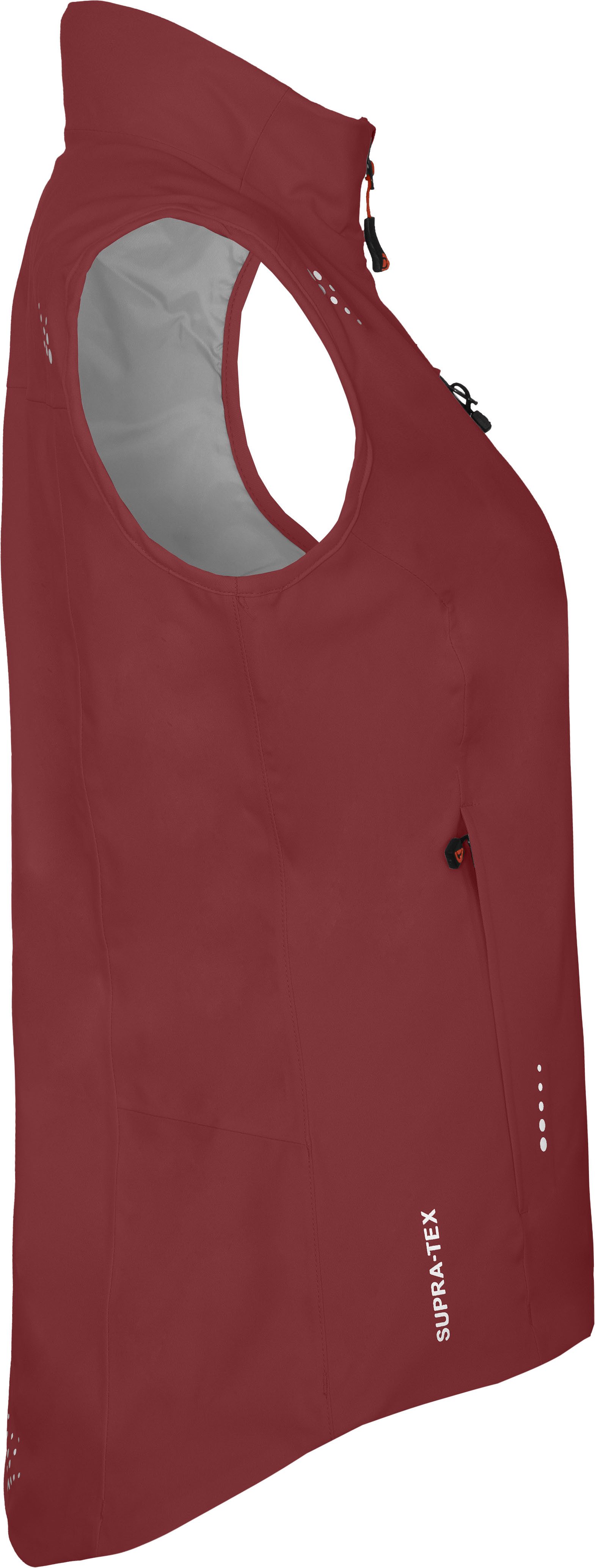 Bergson Regenjacke LEKNES THERMO Weste Damen Regenweste, recycelt, leicht wattiert, 20000 mm Wassersäule, No