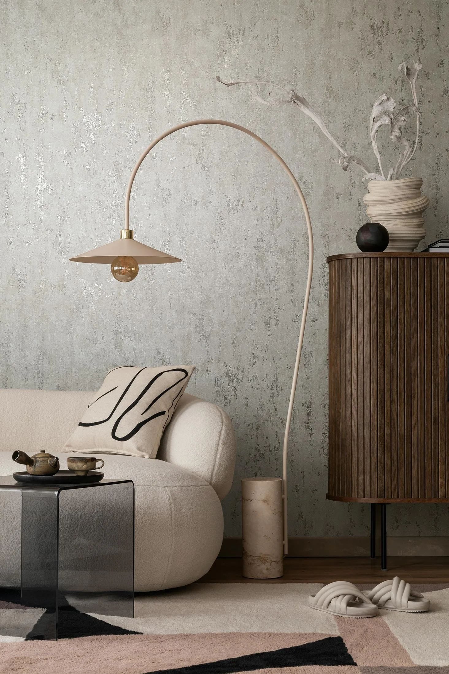 Marburg Vliestapete Tapete Calm Concrete, geprägt, urban, moderne Vliestapete für Wohnzimmer Schlafzimmer Küche