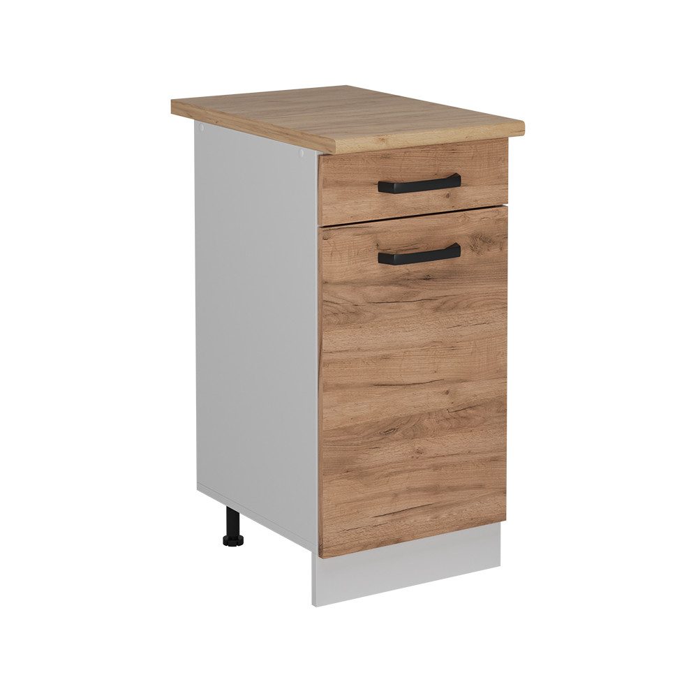 Vicco Unterschrank R-Line, Goldkraft Eiche/Weiß, 40 günstig online kaufen