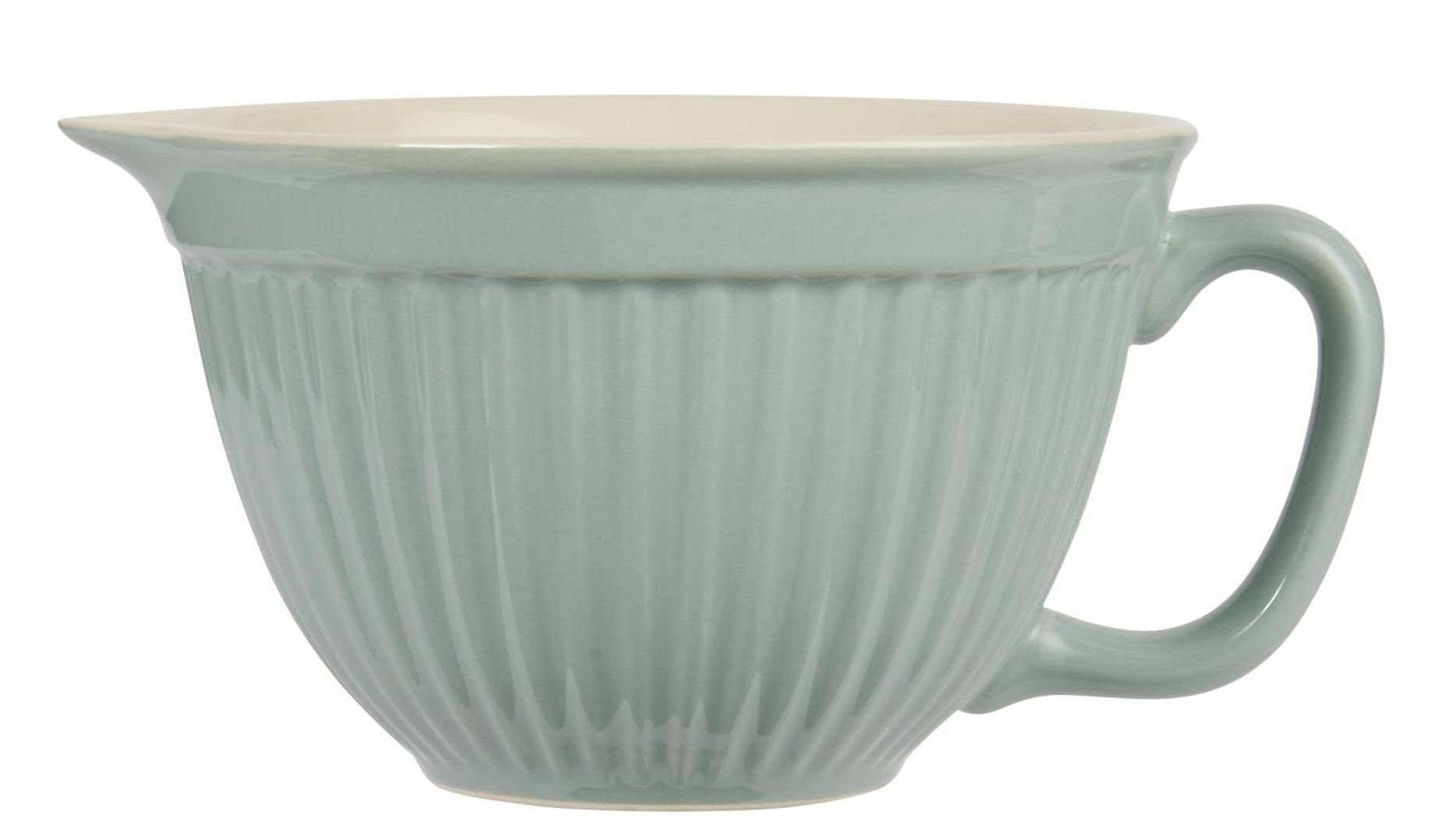 Ib Laursen Rührschüssel Farbauswahl - Laursen Rührschüssel Mynte Keramik 1,5l (2075) Schüssel, Keramik Green Tea