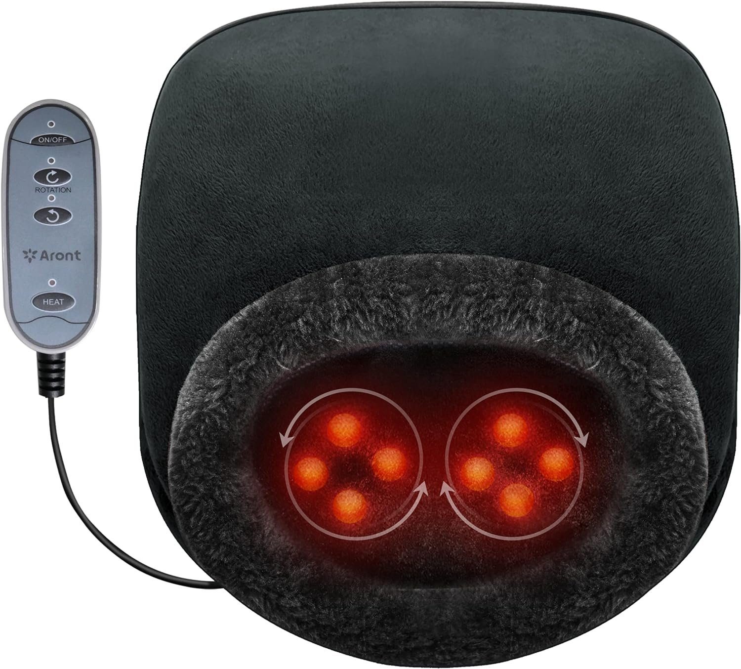 Shiatsu-Fußmassagegerät mit Wärmefunktion - 2 in 1 Shiatsu Fußwärmer für Fußpflege