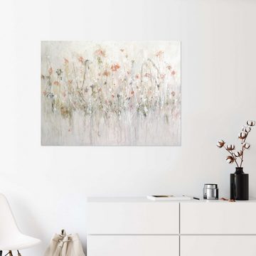 Posterlounge Wandfolie Christin Lamade, Kleine Blumen, Wohnzimmer Landhausstil Malerei
