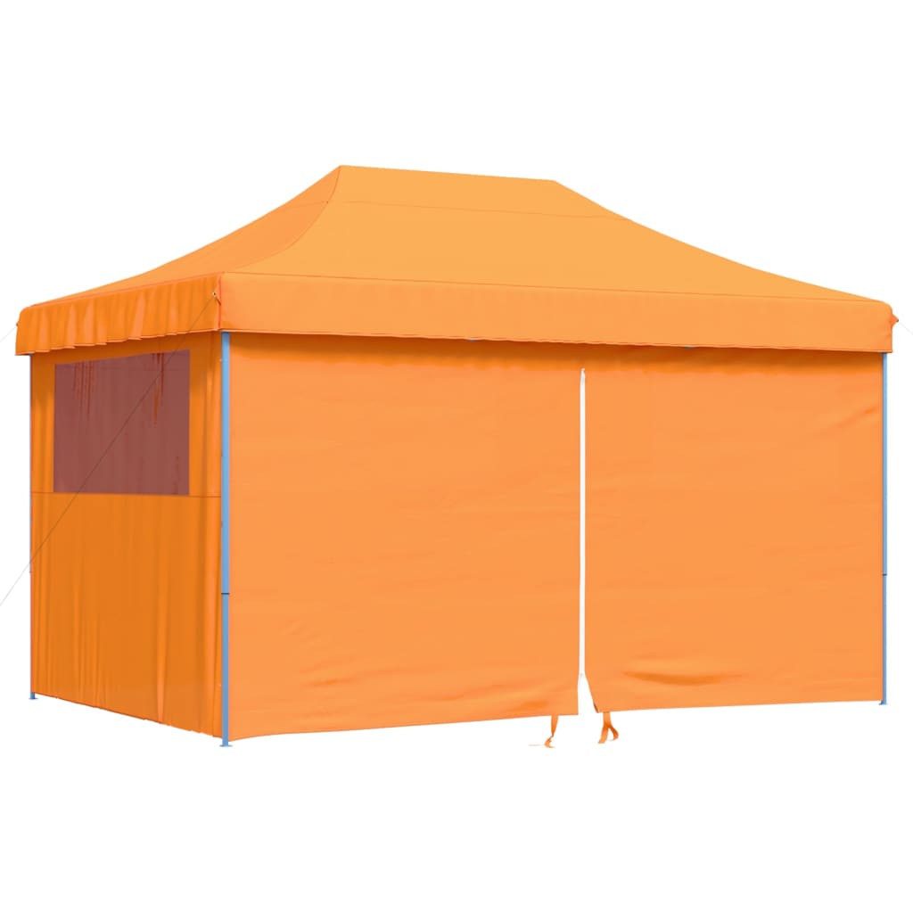 Partyzelt Partyzelt Faltbar Pop-Up mit 4 Seitenteilen Orange