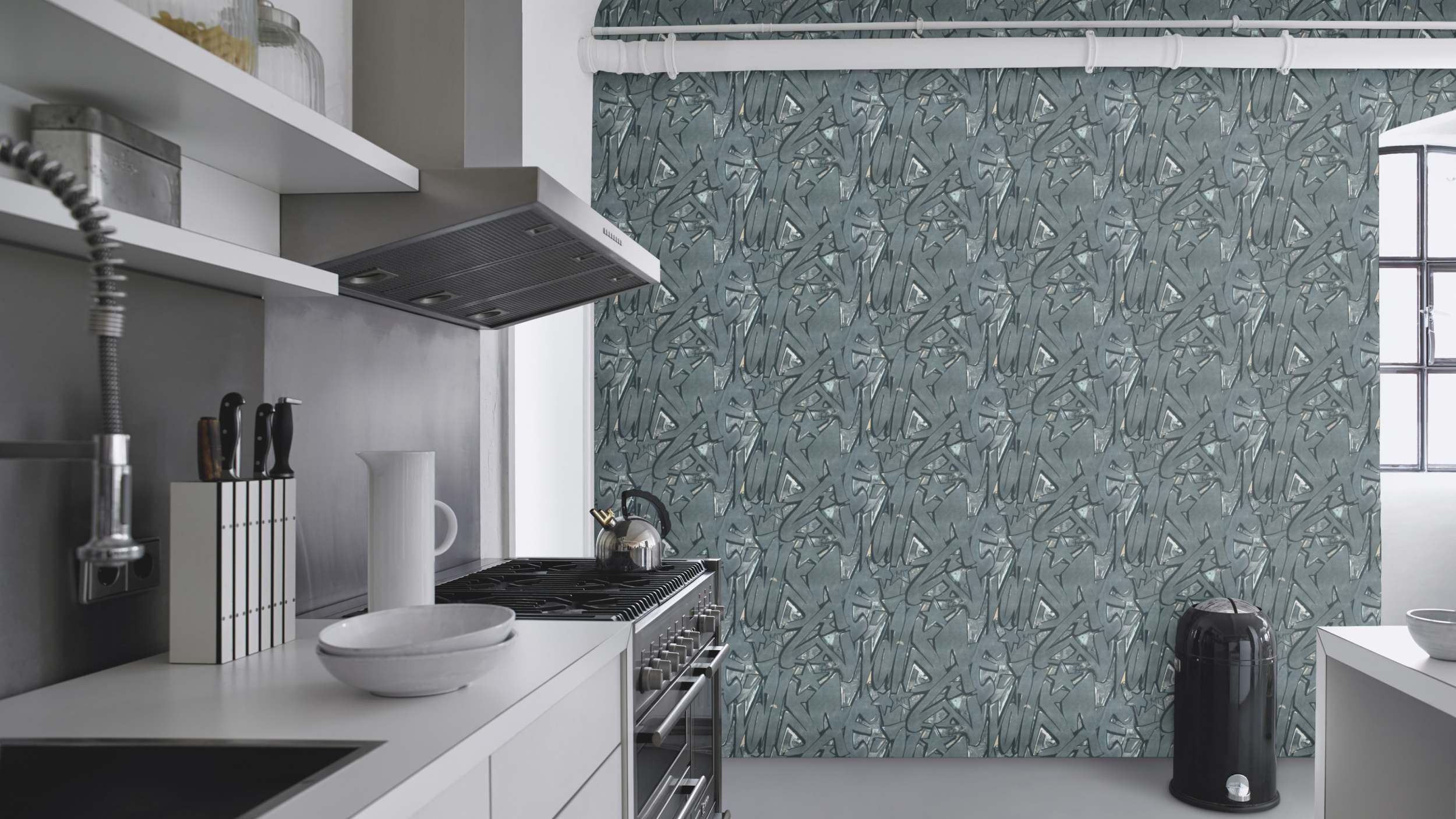 Rasch Papiertapete 202021 Tapete 3D 53 x 1005 cm Rasch Selection Grau