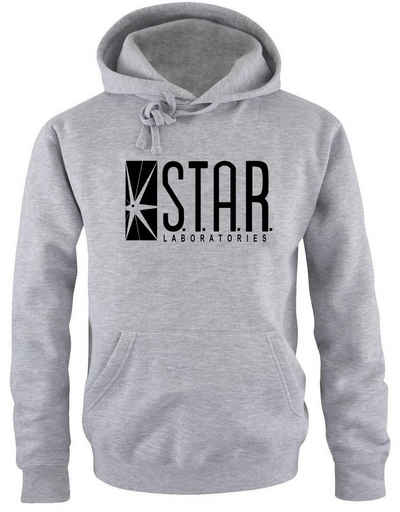 Flash Hoodie »STAR Laboratories Sweatshirt mit Kapuze Flash TV S.T.A.R. Labs. Kapuzensweatshirt Hoodie Pullover Gr. S M L XL XXL«