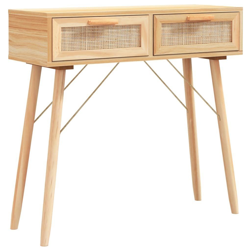 furnicato Konsolentisch Braun 80x30x75 cm Massivholz günstig online kaufen