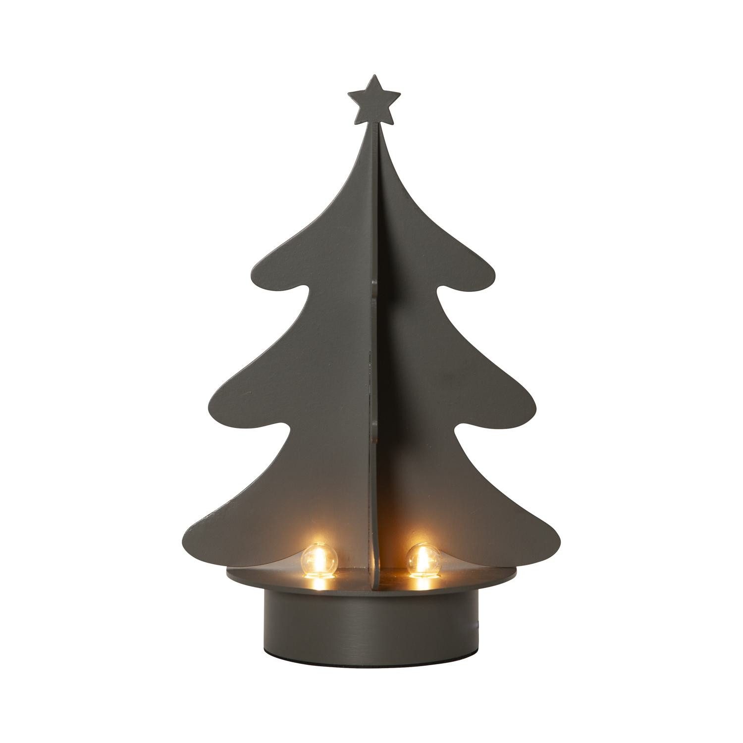 STAR TRADING LED Dekolicht Afton, Weihnachtsleuchte,Afton' mit 4 x E10 Leuchtmitteln, Netzbetrieb, grün