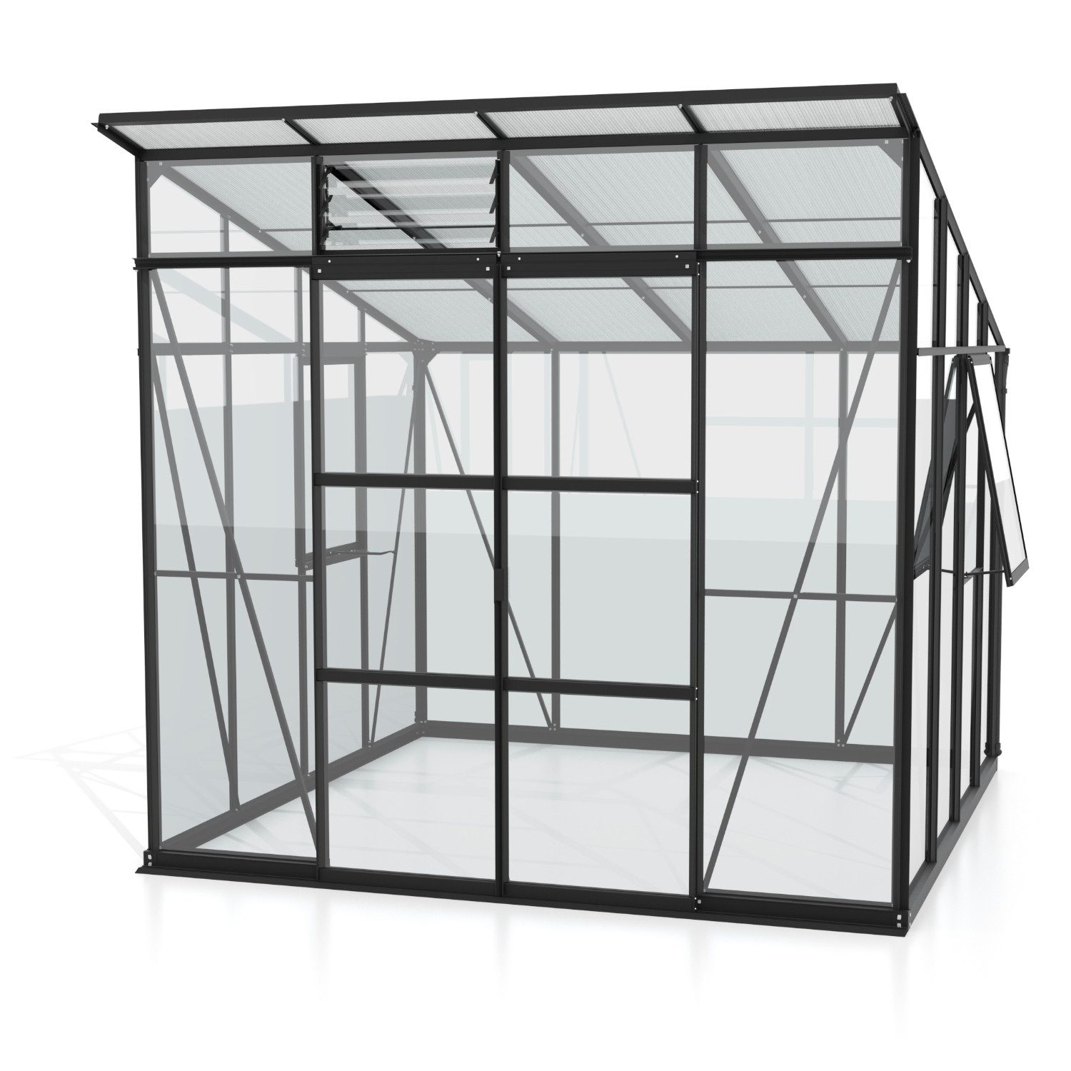 Vitavia Gewächshaus PER02522, 3,00 mm Wandstärke schwarz | Rabatt: 28%