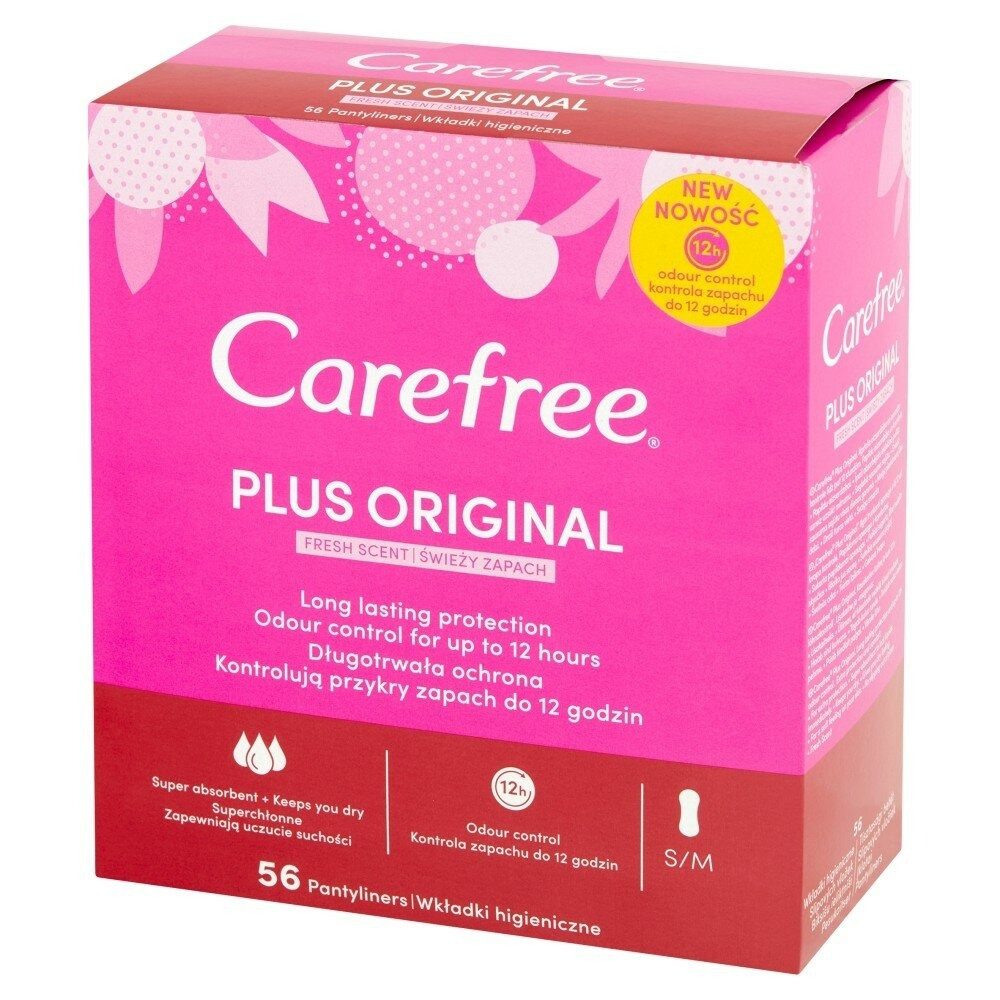 CAREFREE Binden Carefree Plus Original Fresh Scent Damenbinden